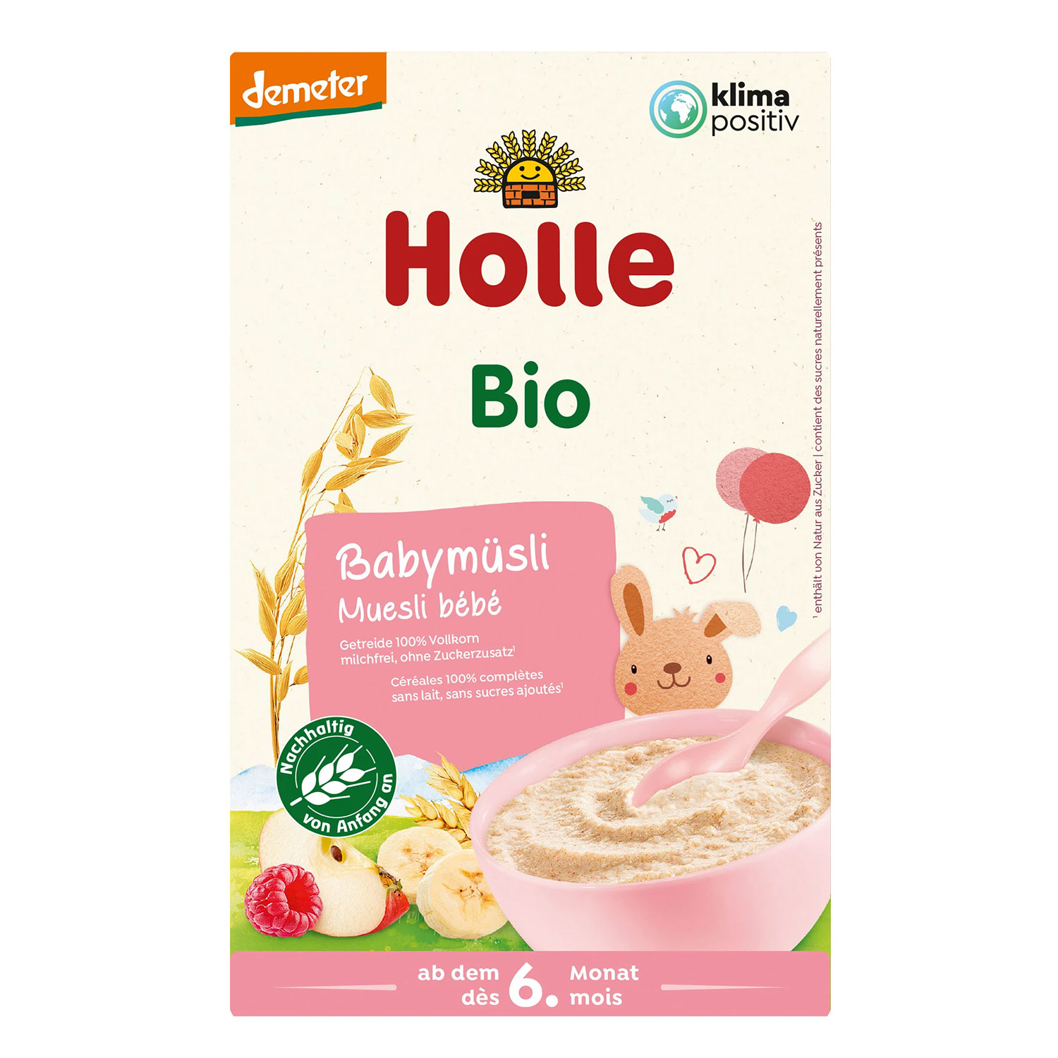 holle organic babymuesli porridge