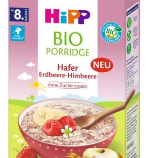 HiPP Oats Strawberry-Raspberry Organic Baby Cereal 200 g