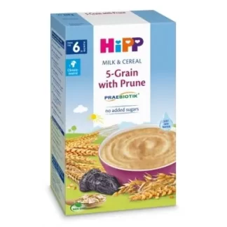HiPP 5-Grain With Prune Milk & Cereal 250 g