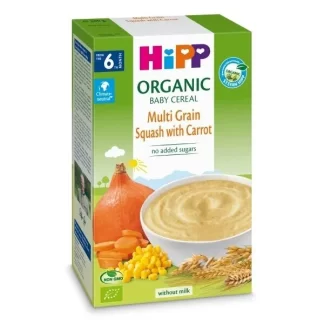 HiPP Multi Grain Squash with Carrot Organic Baby Cereal 200 g
